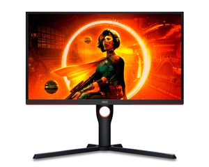 Monitor 24.5 AOC 25G3ZM/BK, FHD, VA, Adaptive Sync, 240Hz, DP, gaming