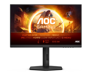 Monitor 23.8 AOC 24G4X, FHD, IPS, Adaptive Sync, 0.5ms, DP, 180Hz, gaming