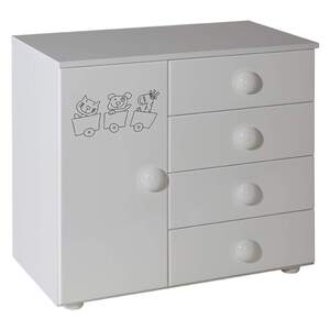 Bambino Ormarić Gloria/4 – Beli soba Gloria