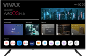 VIVAX Imago LED TV-43LE110WO, FullHD, WebOS Smart TV, DVB-T2 H.265 / T / S2 / C / S2, Screen mirroring, Dolby Digital