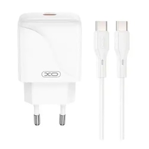 XO L141, 20W, Type-C, White Punjač za Mobilni + Kabl