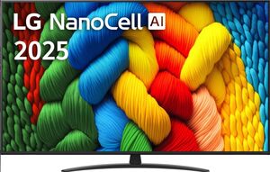 LG NanoCell AI TV 75NANO81A3A, 4K Ultra HD, WebOS Smart TV, Alpha 7 AI Gen8 procesor, 4K Upscaling, AI Sound Pro, FILMMAKER Mode, Magic Remote