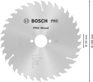 Bosch PRO Wood list kružne testere 190x2.6x30 mm 36z ATB max 8.000 o/min 2608640616