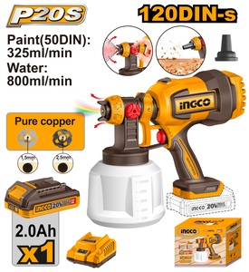 INGCO Aku pištolj za farbanje 1x2AH SUPER CSGLI20042E