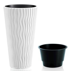 Prosperplast Saksija Sandy Slim 40X71Cm  Bela PR DPSP400-S449