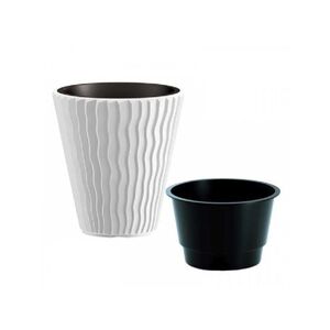 Prosperplast Saksija Sandy 39X44Cm Bela  PR DBSP400-S449