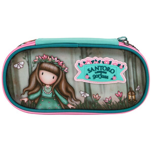 Santoro Pernica ovalna 1zip 1preklop Woodland Wildflower Gorjuss 384GJ36