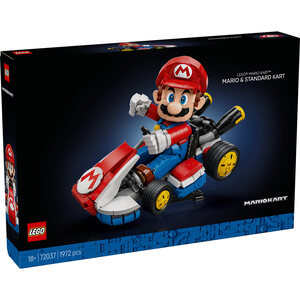 LEGO® Super Mario™: Mario Kart™: Mario i Standard Kart, kolekcionarski model 72037