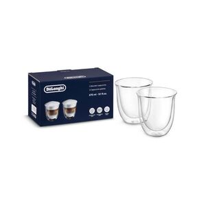 DeLonghi 2 termo čaše za kapućino sa dvostrukim zidom 190 ml