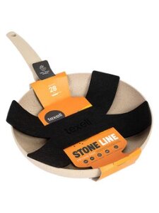 Texell Tiganj duboki 28cm Stone Line TPSL-D28 + GRATIS PODMETAČ / ŠTITNIK ZA TIGANJE