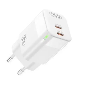 XO CE07, PD, 35W, Dual Tip-C, White Kućni Punjač