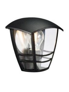 Philips Creek spoljašnja zidna svetiljka crna max 1x60W 15387/30/16