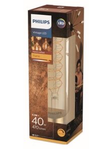 Philips LED VINTAGE SIJALICA 6,5W(40W) E27 T65 2000K DIM PS707
