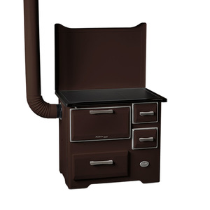 MBS SD7 EM SL šporet na čvrsto gorivo braon, levi