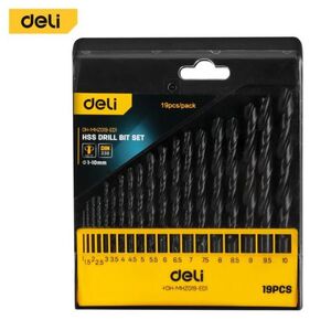 DELI HSS set burgija za čelik 1.0-10mm 19kom EDH-MHZ019-ED1