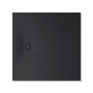 Roca Terran-n tuš kadica sa odvodom crna superslim 90x90