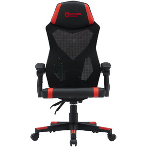 Stolica CANYON Flow MCH01 Mesh gaming, crno/crvena