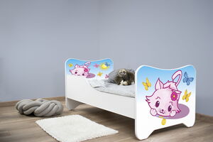 Dečiji krevet 160x80 cm HAPPY KITTY  LITTLE KITTY  7528