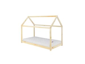 Krevet Kućica 190x90 Natur + Dušek od 14 cm 8457