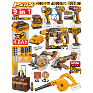 INGCO aku set 9/1 COSLI250381E