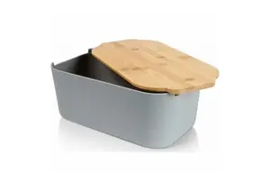 Vilde 259302 - Kutija za hleb  33 x 18,5 x 12 cm - Siva