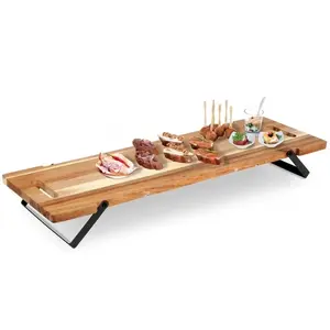 Vilde 139204 - Drvena daska za serviranje sa nogarima 
67, 5 x 19,5 x 7,5cm