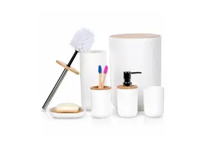 Vilde 568054 - Set od 6 kupatilskih dodataka - Beli