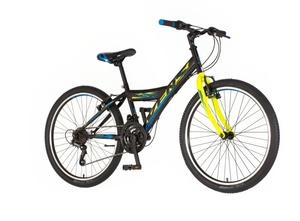 Bicikl venssini parma 24" crno žuti