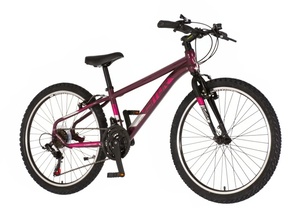 Bicikl visitor radiance 24" bordo roze