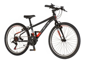 Bicikl visitor radiance 24" crno crveni