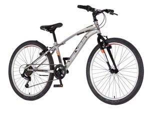 Bicikl venssini arcadia 24" srebrno crni