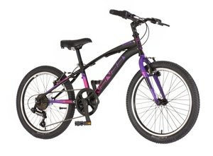 Bicikl venssini arcadia 20" crno ljubičasti