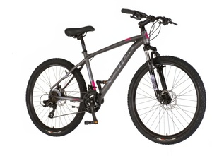 Bicikl visitor cascade 26" sivo roze