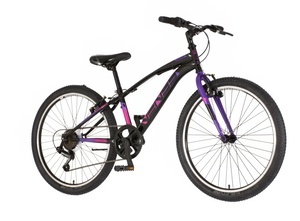 Bicikl venssini arcadia 24" crno ljubičasti