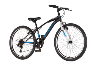 Bicikl venssini arcadia 24" crno plavi