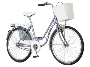 Bicikl visitor fashion machiato 26x1.3/8"  ljubičasto beli
