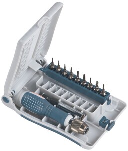 Einhell 11-delni set preciznih nastavaka sa drškom i magnetnim nastavkom