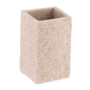 Tendance casa za cetkice 10,5x6,3x6,3 cm poliresin  natural