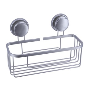 Tendance pravougona zicana polica na vakuum 28x13,5x17,5 cm aluminijum, hrom