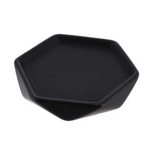 Tendance posuda za sapun dijamant 2x11,5 cm keramika crna