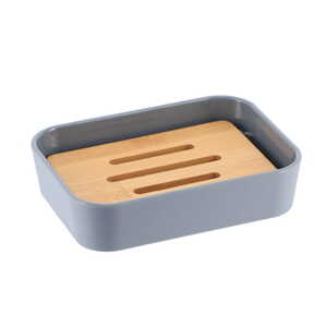 Tendance posuda za sapun 8,8x12x2,8cm abs/bambus siva