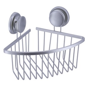 Tendance ugaona polica na vakuum 19,7x19,7x19 cm aluminijum hrom