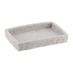 Tendance posuda za sapun 2x13x9 cm poliresin siva