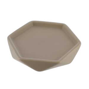 Tendance posuda za sapun dijamant 2x11,5 cm keramika sivo smedja