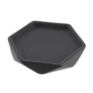 Tendance posuda za sapun dijamant 2x11,5 cm keramika tamno siva