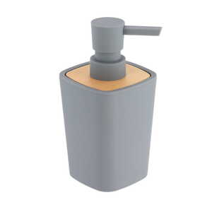 Tendance dozer za sapun 7,5x7,5x15,5cm abs/bambus siva