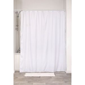 Tendance zavesa za kadu 180x200 cm mikrofiber bela