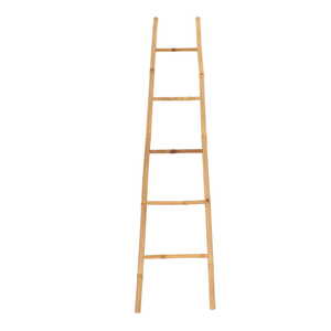 Tendance drzac za peskire u obliku merdevina sa 5 precki 40x2,5x150cm bambus siva