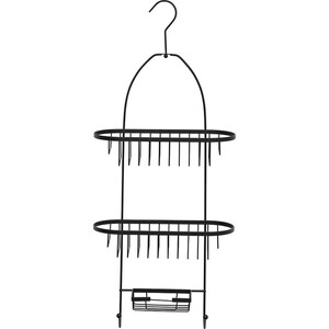 Tendance dvostruka viseca polica sa posudom za sapun 26x11x63cm metal