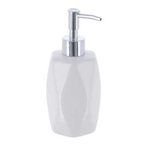 Tendance dozer za sapun dijamant 18x7,5cm keramika bela